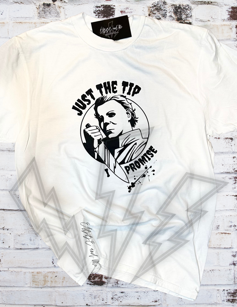 just the tip mens tee