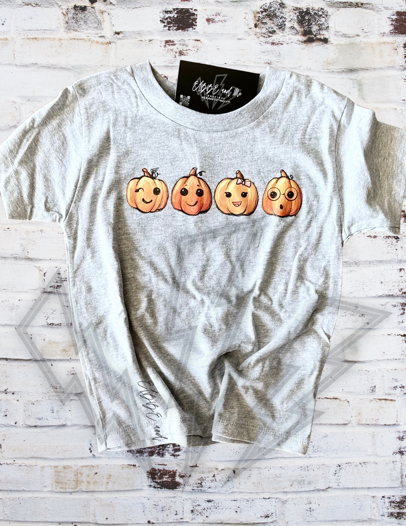 youth pumpkin tee