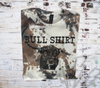 cowhide bull shirt tee