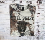 cowhide bull shirt tee